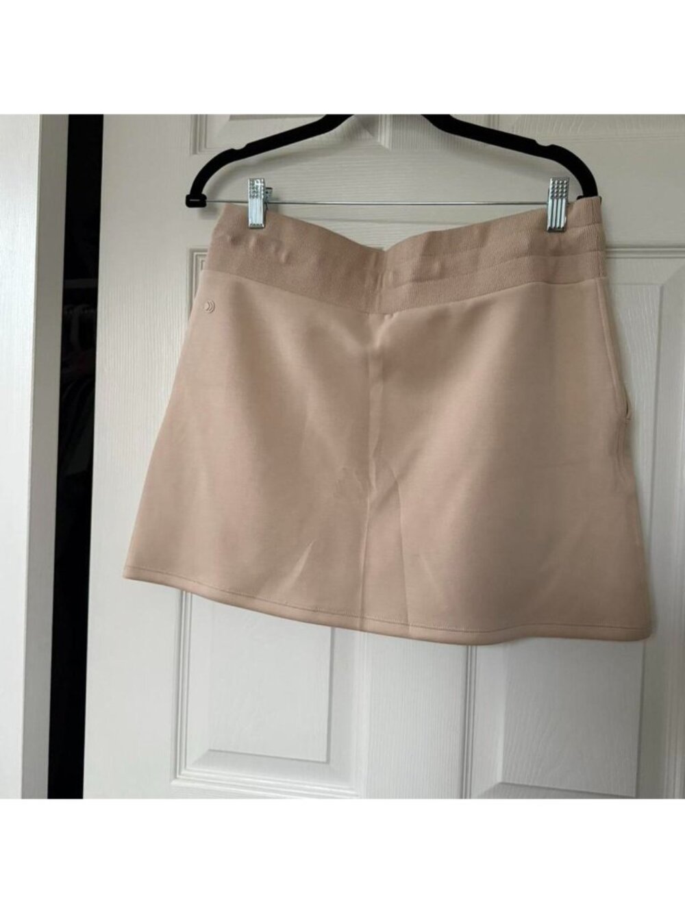 NWT Tan Skirt With Drawstring - Picture 2 of 4
